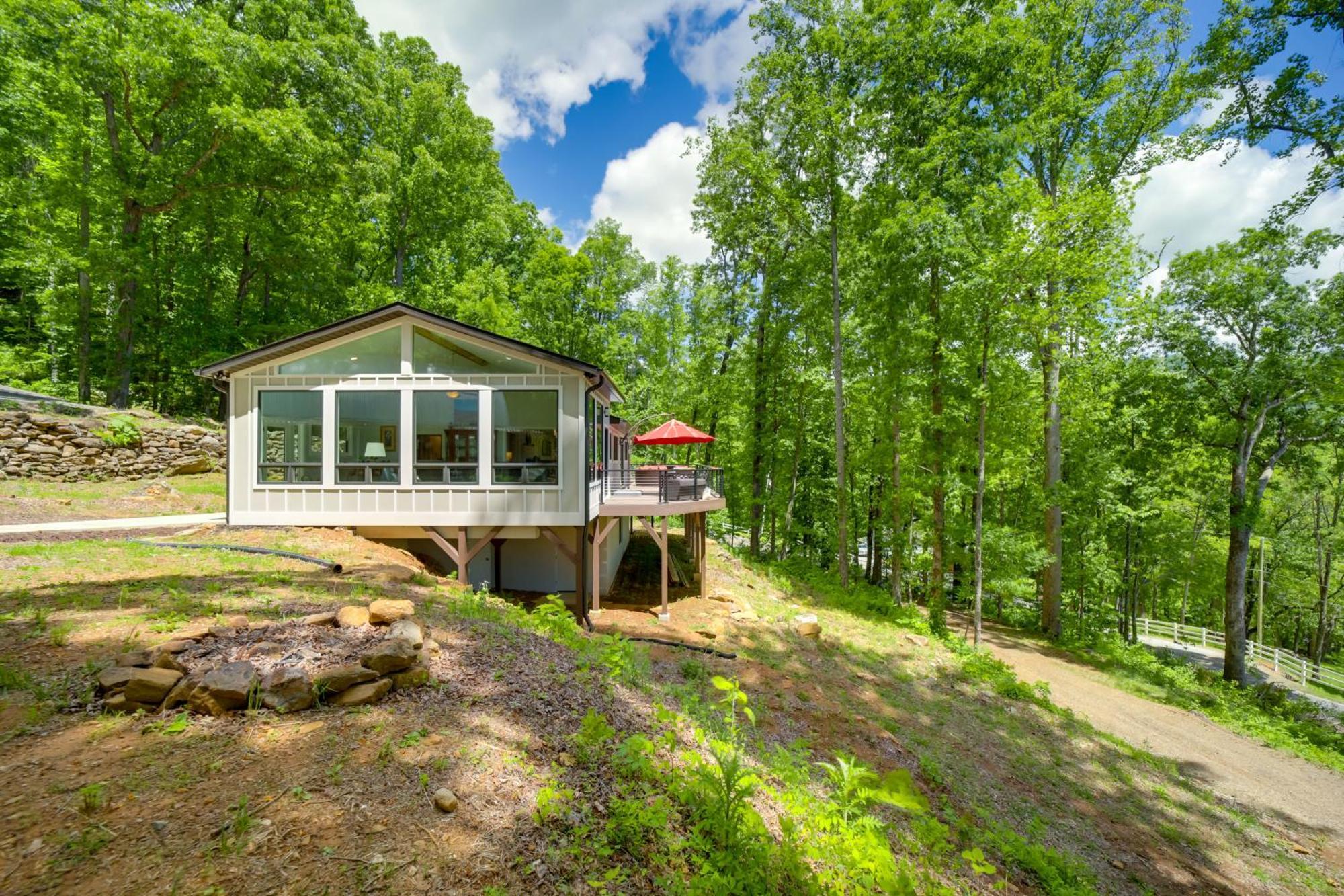 Remote Smoky Mtn Escape With Views And Trail Access! Villa Cullowhee Exterior photo